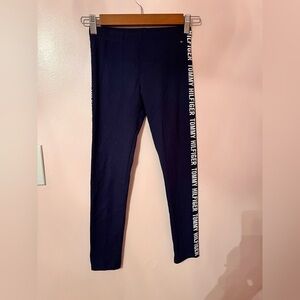 Tommy Hilfiger Kids Leggings with Side Logo - Navy